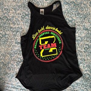 Zumba Fitness Black Tank Top
